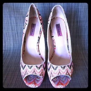 Betsey Johnson sexy pink shoes